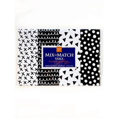 Venta de PLACEMATS / INDIVIDUAL DE PAPEL COLECCION EVERYDAY BLACK AND WHITE en Panamá. A sólo $20.99. Entrega gratis. Garantía Mercologo.