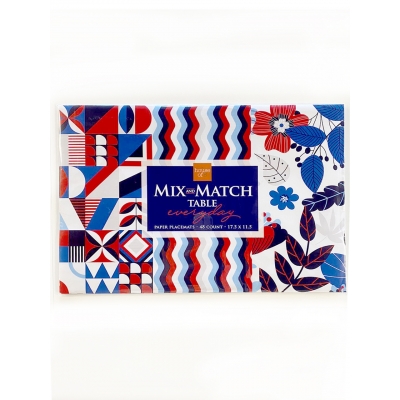 Venta de PLACEMATS / INDIVIDUAL DE PAPEL COLECCION EVERYDAY RED AND BLUE en Panamá. A sólo $20.99. Entrega gratis. Garantía Mercologo.