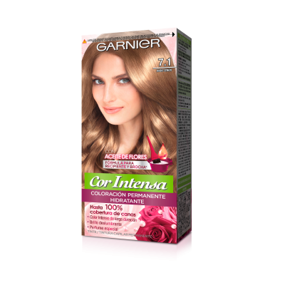 Venta de GARNIER | NUTRISSE COR INTENSA | 7.1 RUBIO CENIZA | TINTE PARA EL CABELLO PERMANENTE en Panamá. A sólo $4.15. Entrega gratis. Garantía Mercologo.