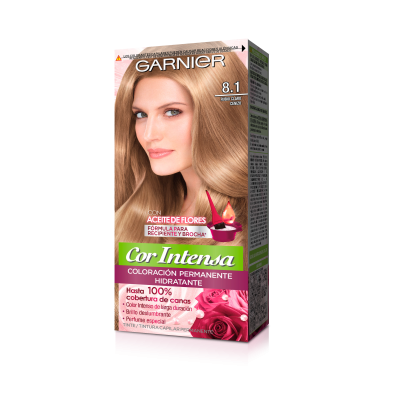 Venta de GARNIER | NUTRISSE COR INTENSA | 8.1 RUBIO CLARO CENIZA | TINTE PARA EL CABELLO PERMANENTE en Panamá. A sólo $4.15. Entrega gratis. Garantía Mercologo.