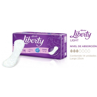 Venta de AFFECTIVE | LIBERTY LIGHT | TOALLA FEMENINA | 1x14 UNIDADES en Panamá. A sólo $1.22. Entrega gratis. Garantía Mercologo.