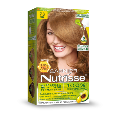 Venta de GARNIER |NUTRISSE |73 MIEL RUBIO DORADO | TINTE DE CABELLO PERMANENTE en Panamá. A sólo $6.89. Entrega gratis. Garantía Mercologo.