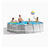 Venta de Piscina Intex familiar 14’X42” escalera, filtro y bomba, cobertor y lona base en Panamá. A sólo $429.99. Entrega gratis. Garantía Mercologo.