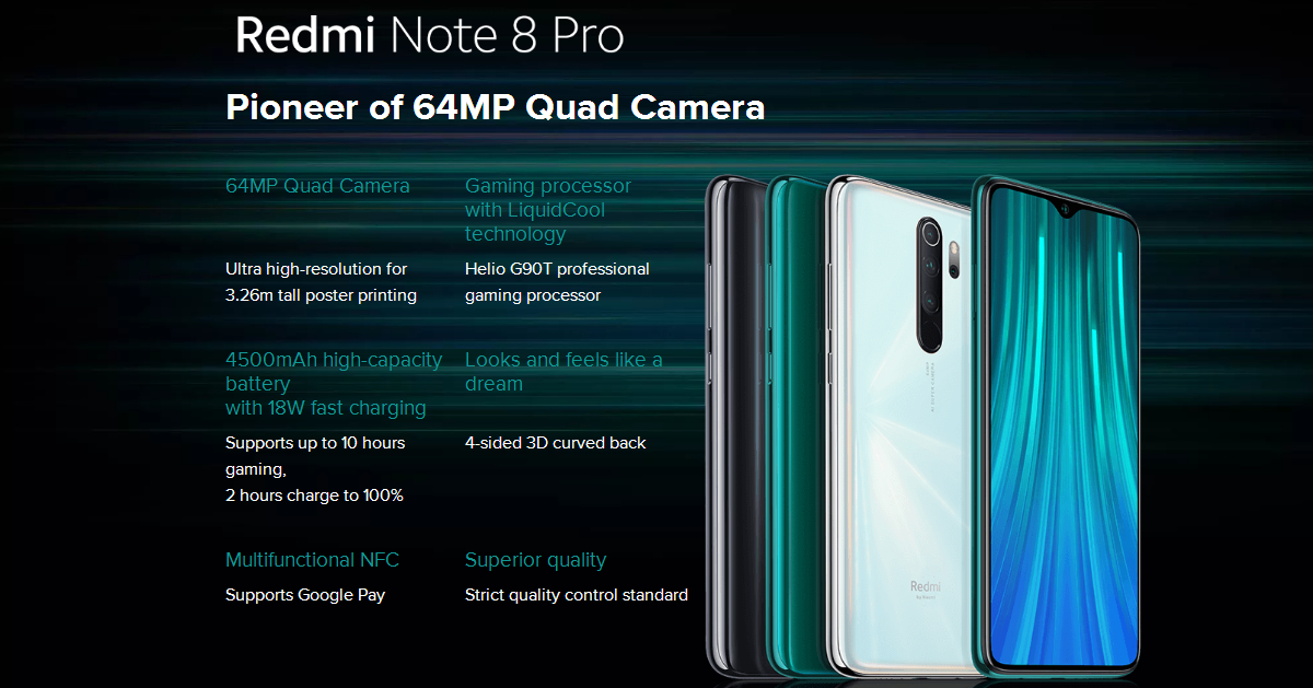 Xiaomi-Redmi-Note-8-Pro-653-pulgadas-64MP-Cuad-Trasero-Caacutemara-6GB-64GB-NFC-4500mAh-Helio-G90T-Octa-Nuacutecleo-4G-Smartphone-1556366
